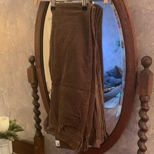 Hollister Brown Corduroy Bootcut Flare Pants